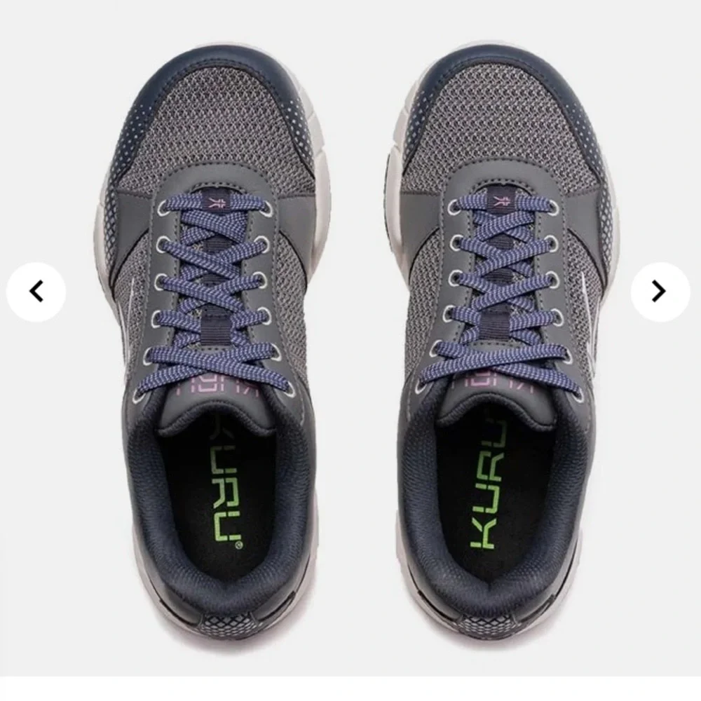 KURU Quantum 2 Athletic Shoes‎ - Pewter and Night Sky 6 wide